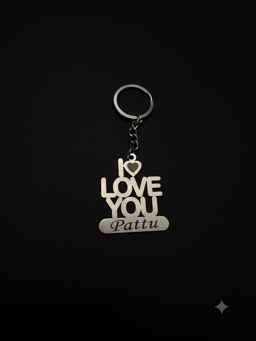 Love Name Keychain