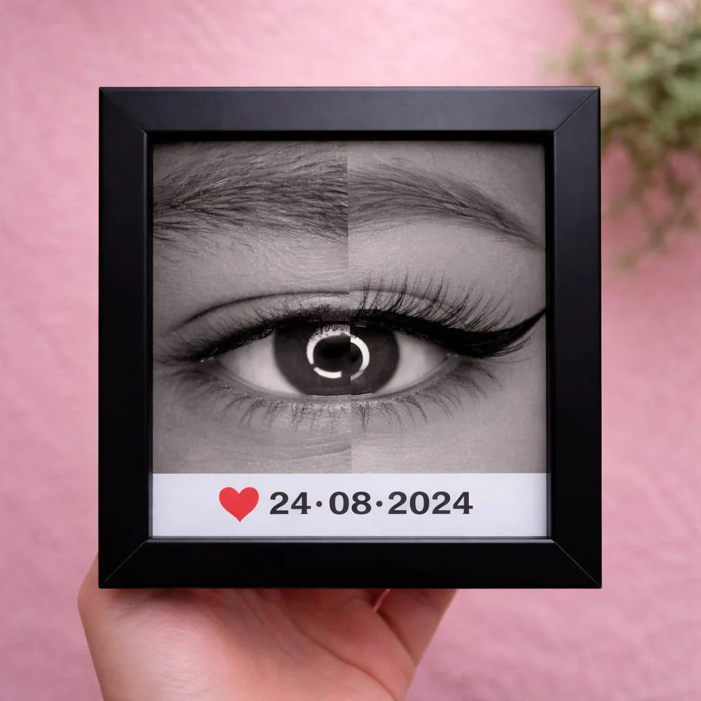 Couple Eye Photo Frame