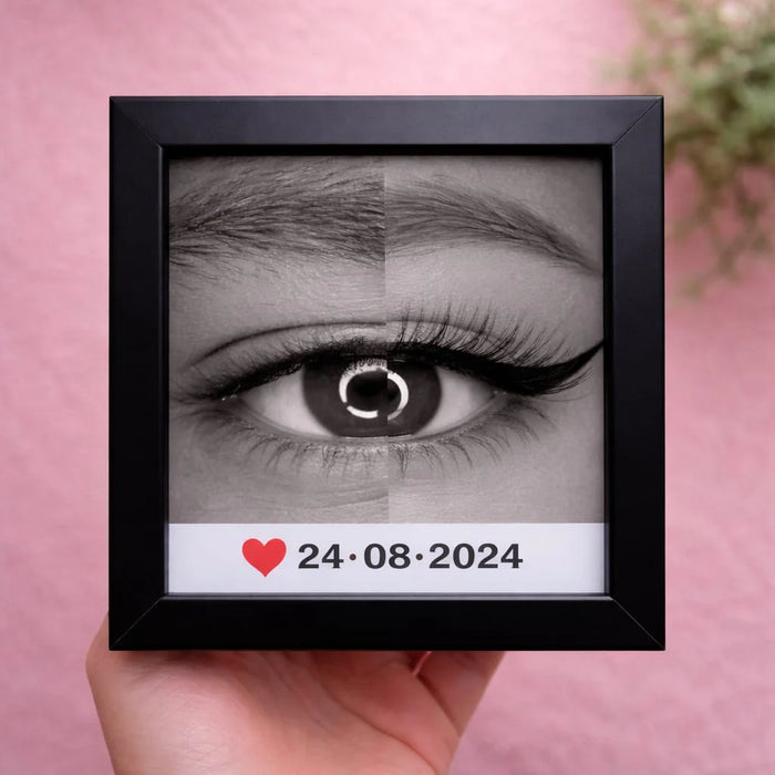 Couple Eye Photo Frame