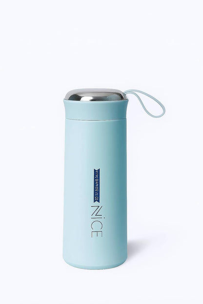 Nice Water Bottle With Customise Your Name Glass inner liner with Plastic Shell Bottles For School, Gym, Home, Office,Boys & Girls | Portable Handheld multi 400ML