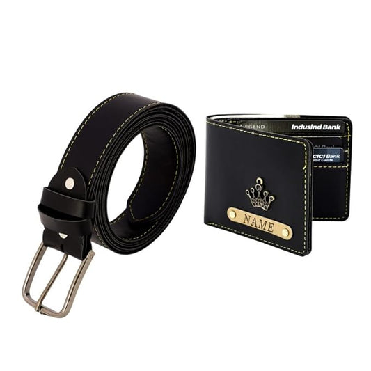 2.Customized Wallet & Belt Combo For Men