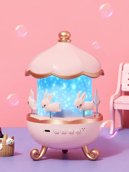 Bunny Carousel Night Light Projector