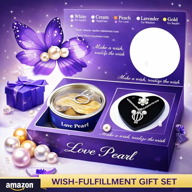 Wish Pearl Necklace Set ( Love Pearl Chain )