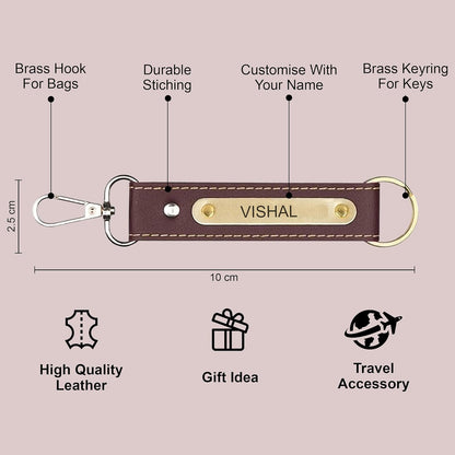6.Personalized Wallet Keychain & Sunglass Holder Gift Set