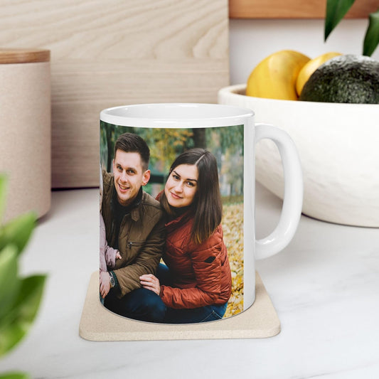 Personalized Photo on Coffee Mug|Cup for Gift - White Ceramic Mug