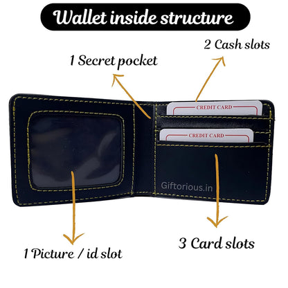 5.Personalized Wallet and Engraved Pen Combo