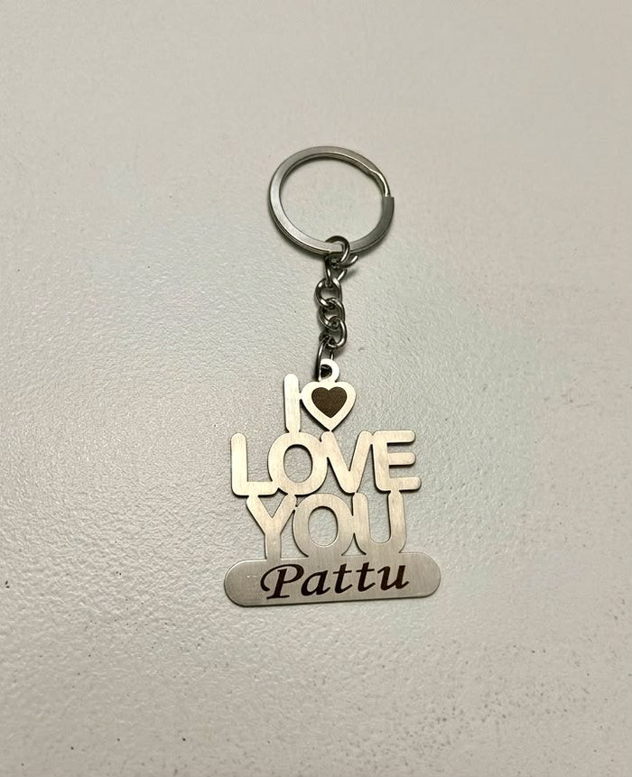 Love Name Keychain