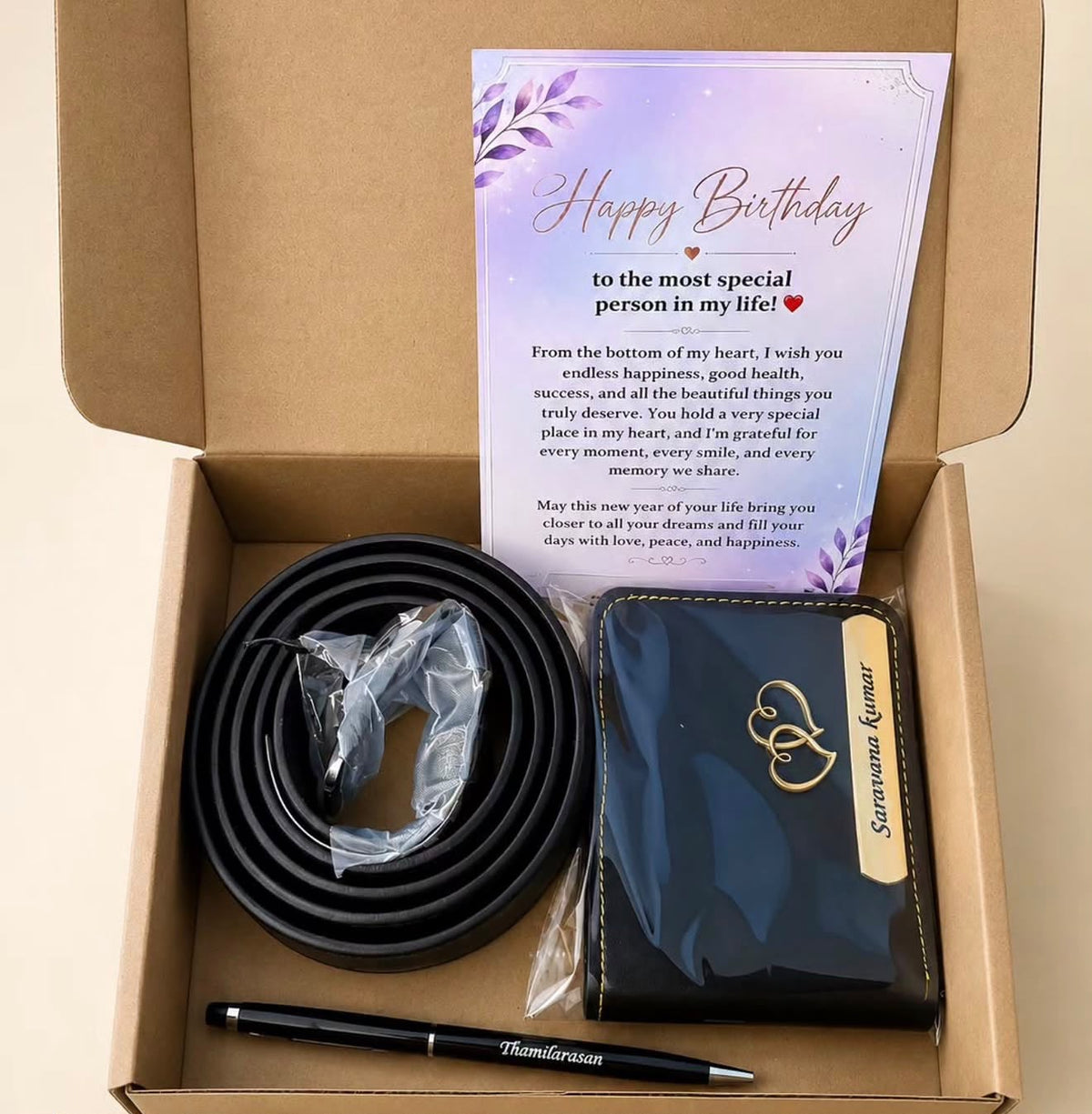 1.wallet combo with wish card