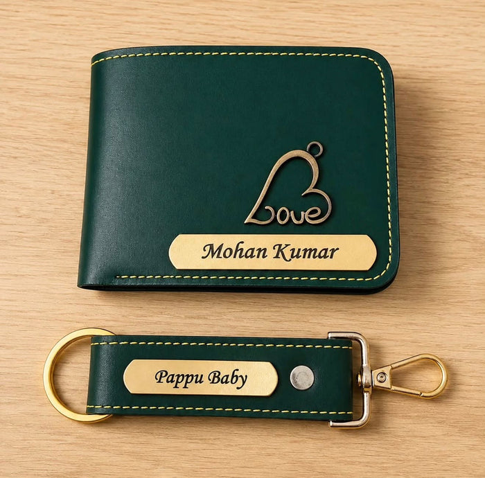 3.wallet and keychain combo