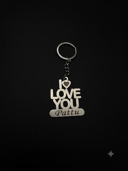 Love Name Keychain