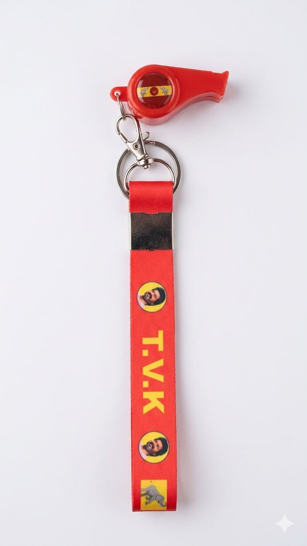 Tvk Whistle Keychain